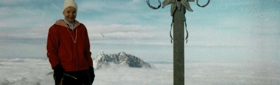 12./13 11.1960 - Ich auf der Schönfeldspitze.