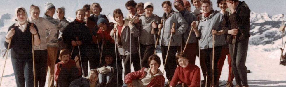 1960 - 4. Klasse auf der Schmitten.