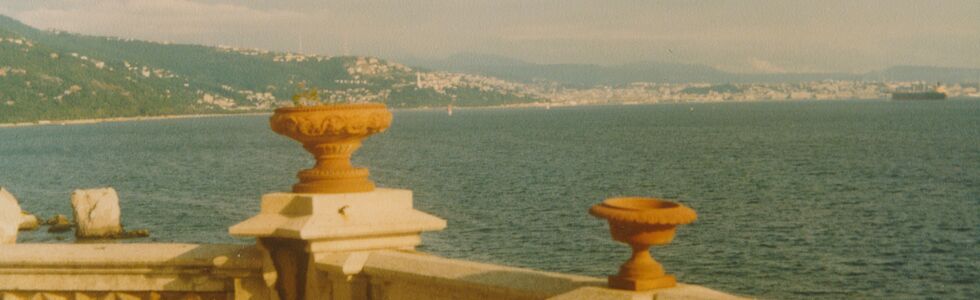 Blick auf Meer und Triest